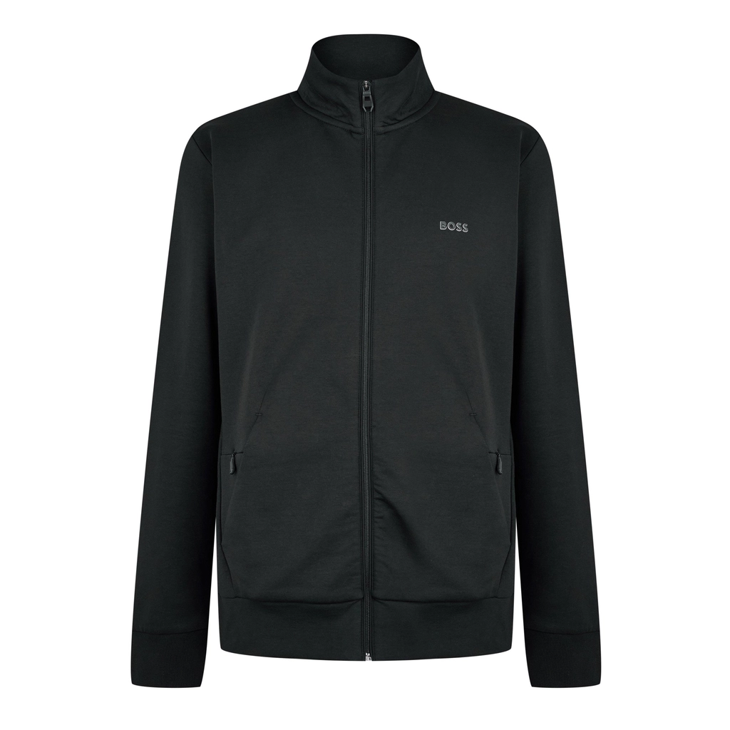 Hugo Boss Skaz Curved Fleece Jacket - Black 001